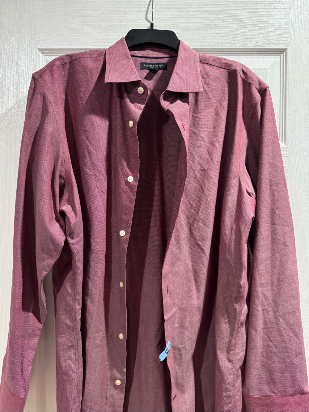 Banana Republic Men's Lightweight Shirt Non Iron Slim Fit